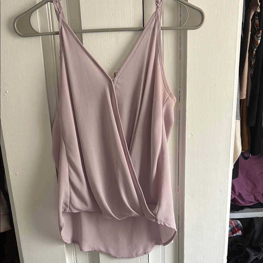Elegant Lavender Sleeveless Top